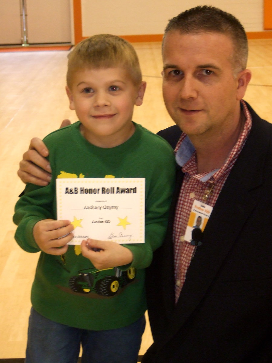 Image: Zachary Ozymy made the AB honor roll.