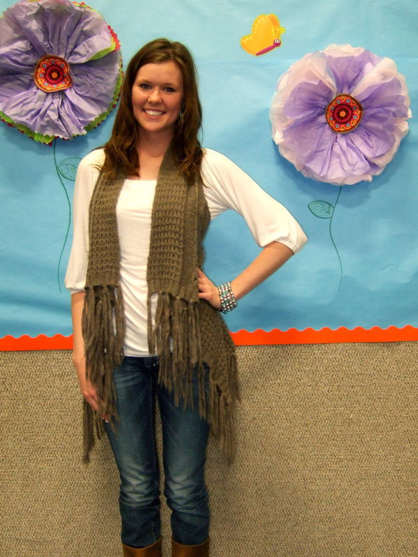 Image: Kaitlin Rossa (Italy High School senior) spoke to the kids about being good examples.