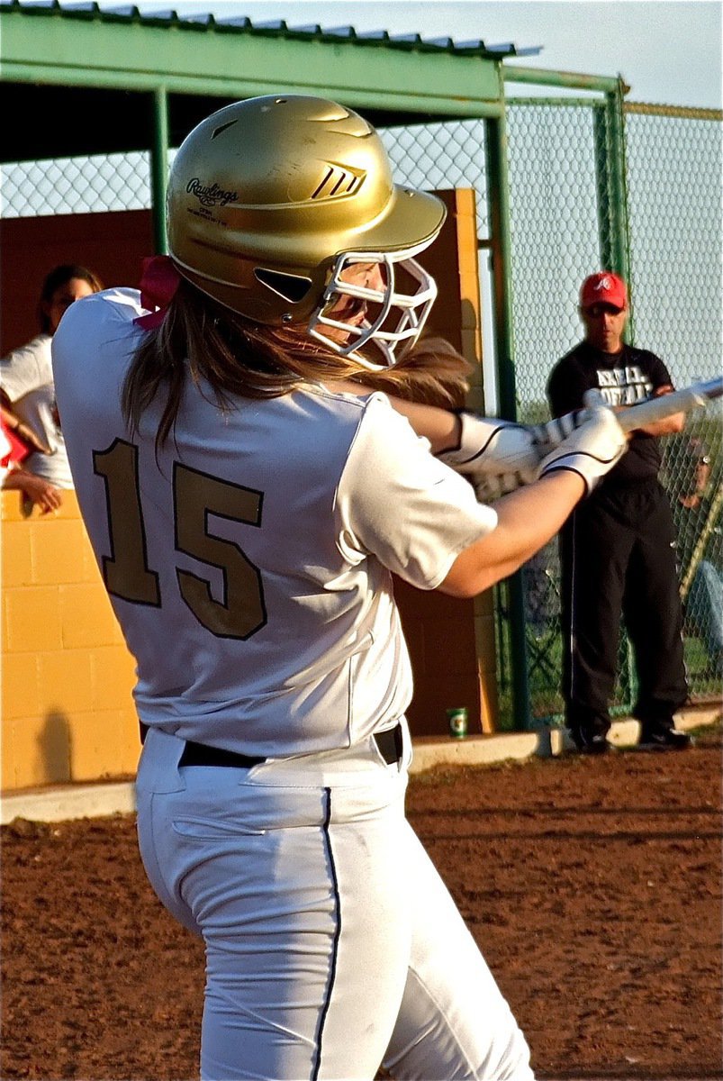 Image: Jaclynn Lewis powers a shot thru Axtell’s defenses.