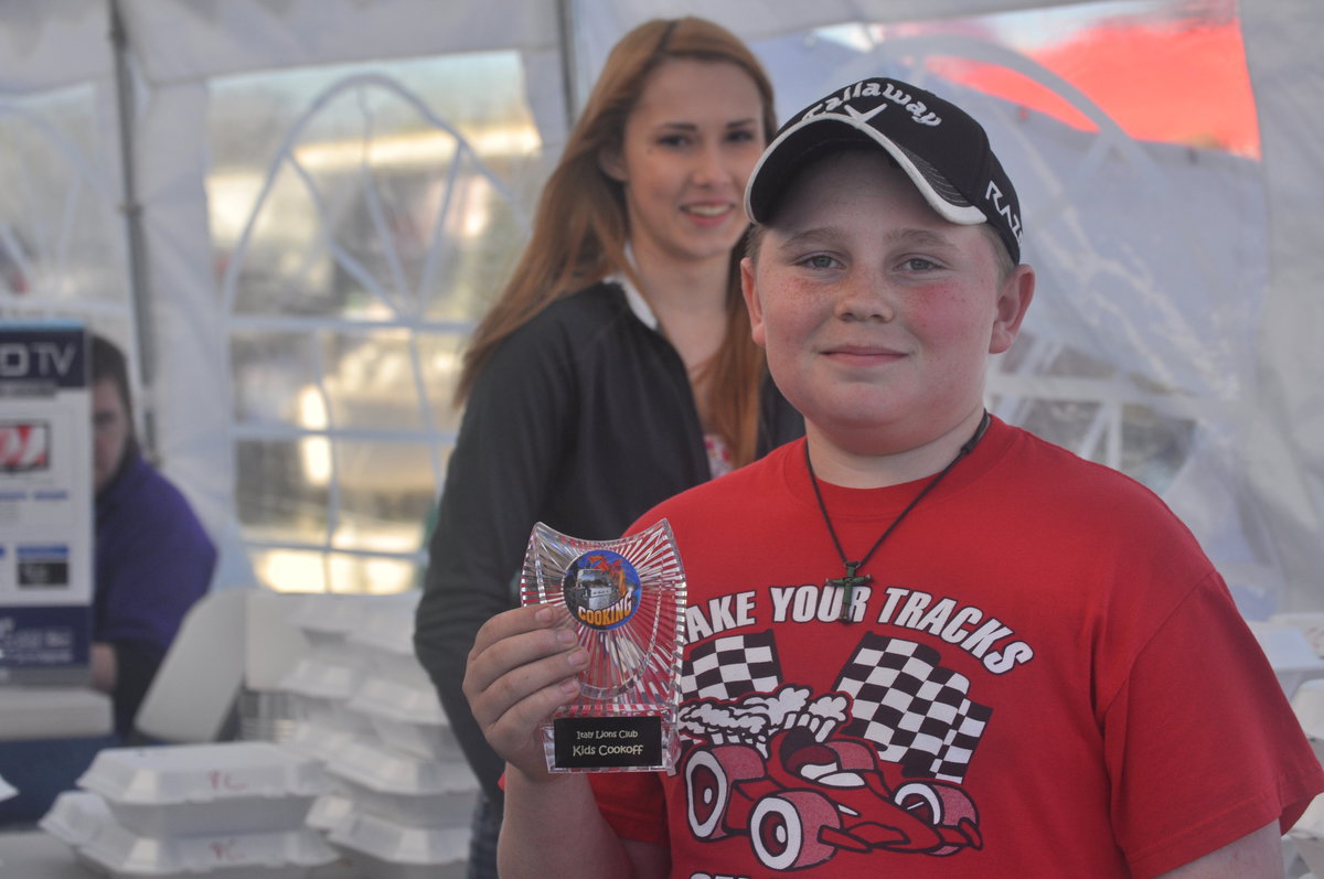 Image: Little Morgan was 1 of the 3 top kid cookers out of 20 this year.