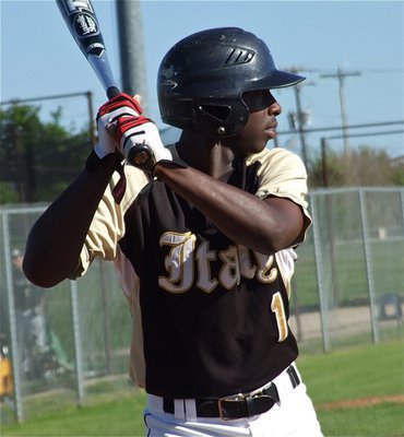 Image: Marvin Cox settles into the batter’s box.