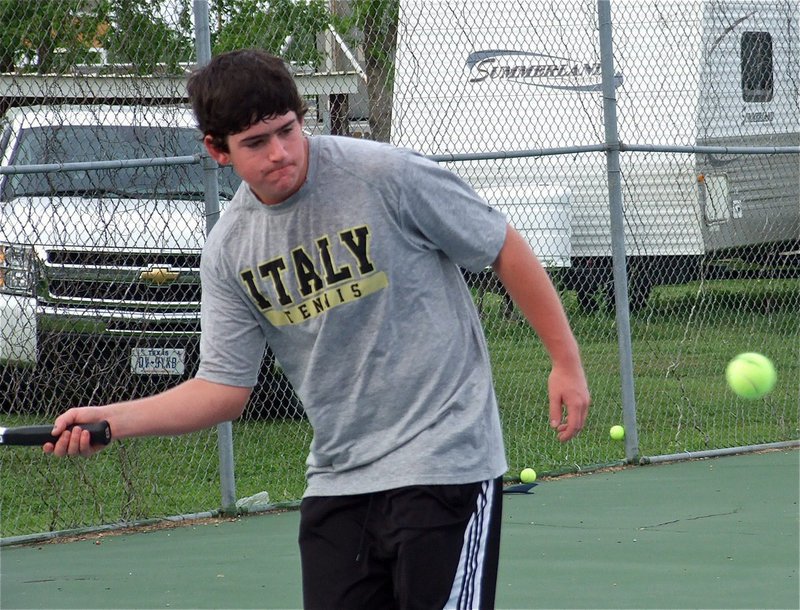 Image: Kyle Fortenberry shows the determination in his eyes.