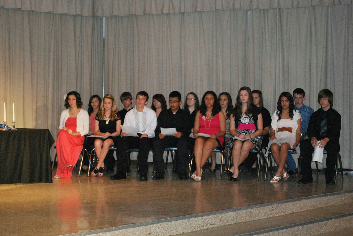 Image: 2012 National Junior Honor Society, Italy Chapter, Inductees