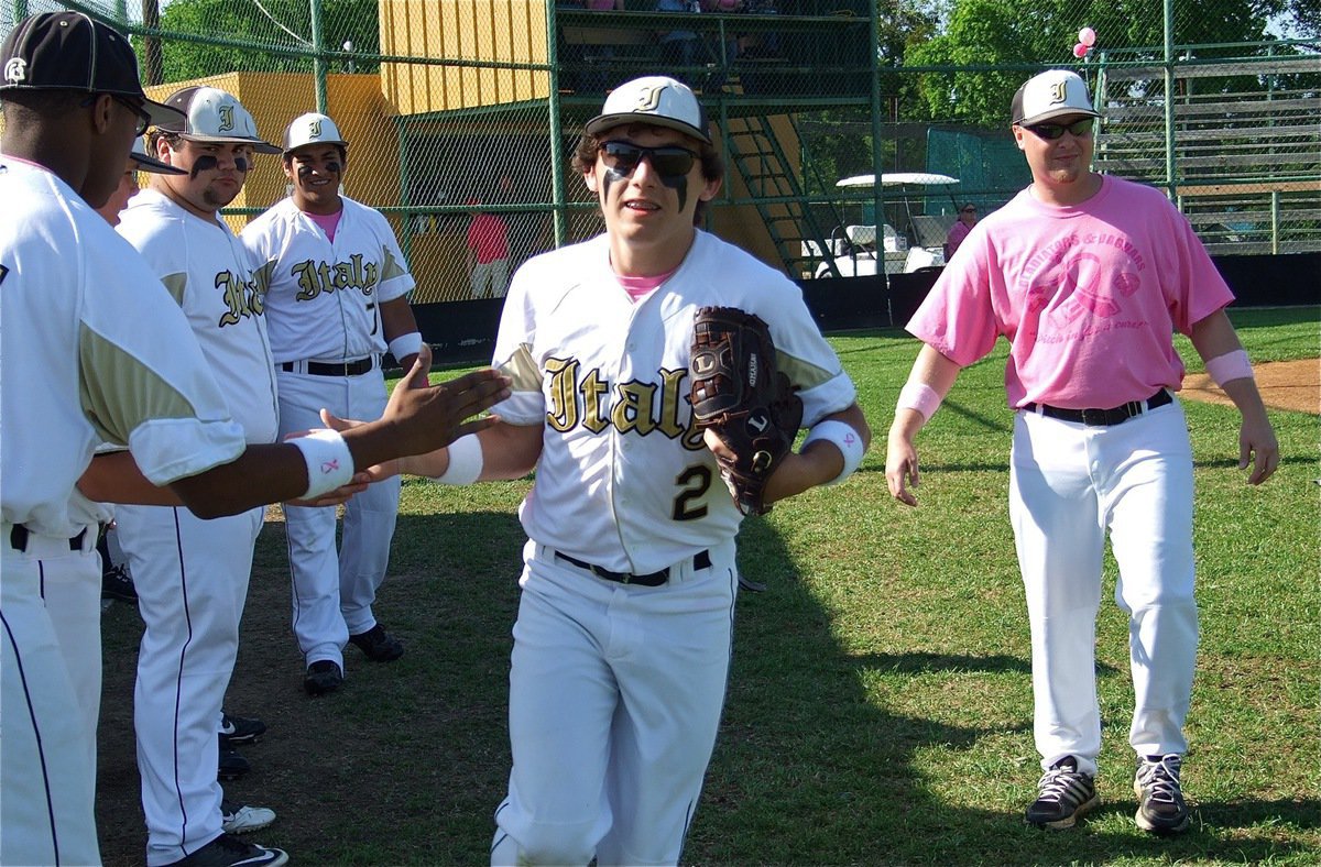 Image: Chace McGinnis(2) gets introduced for the Italy JV team.