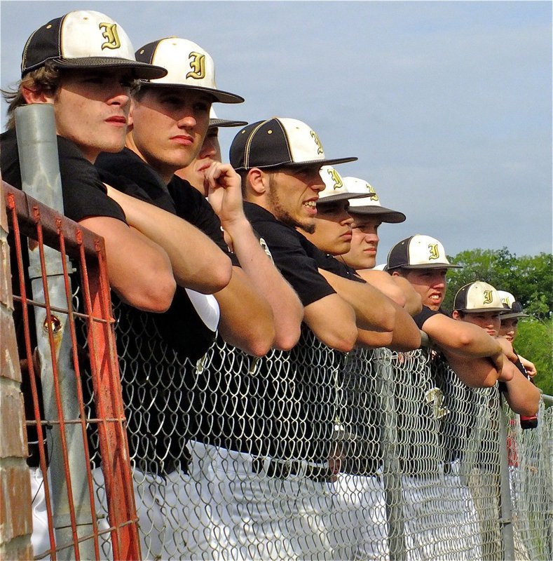 Image: The Italy Gladiators take a moment to watch the JV game.
