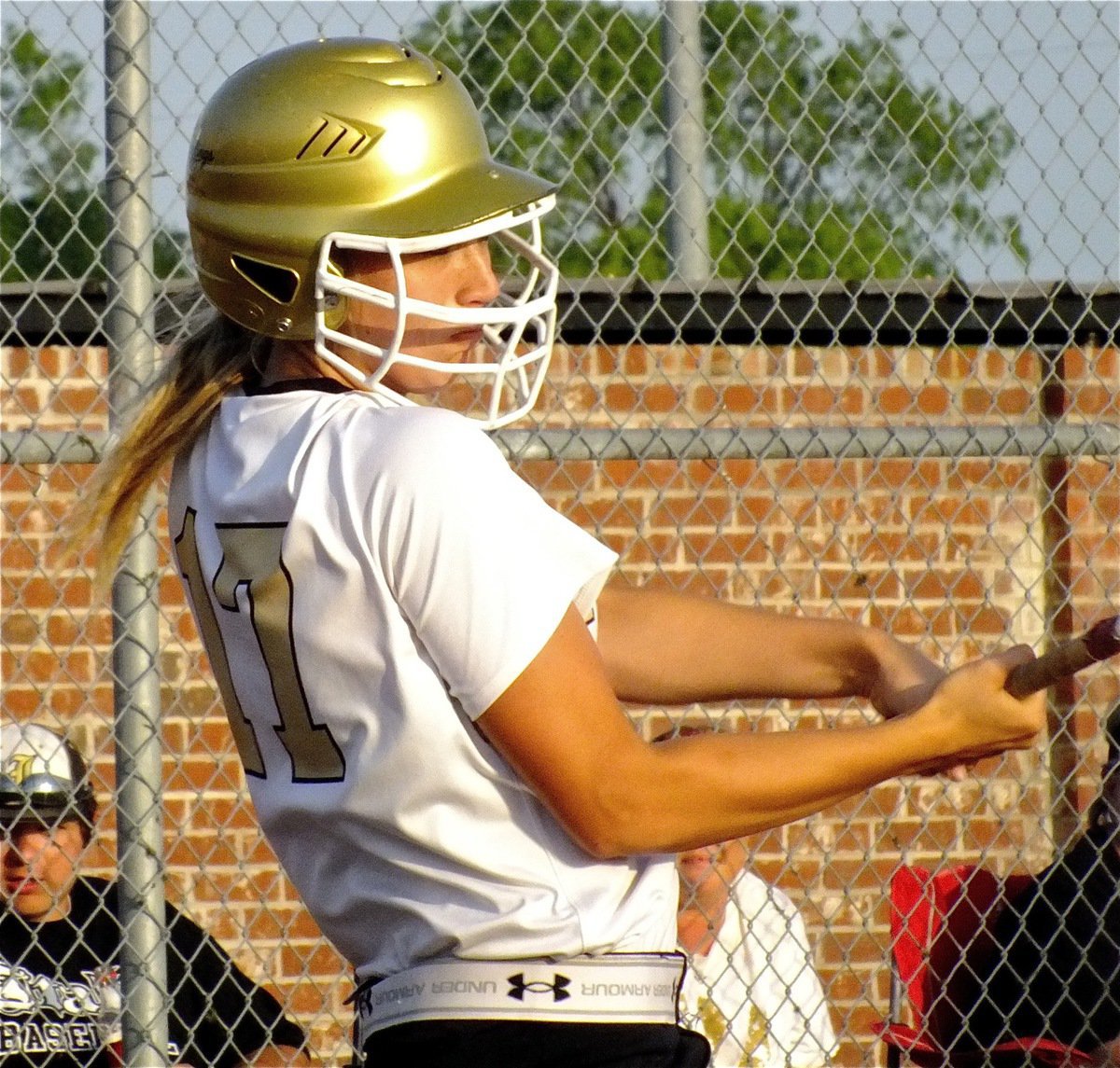 Image: Megan Richards(17), was a key weapon for the Lady Gladiators in the win over Maypearl.