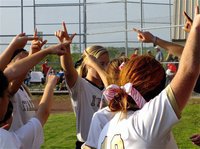 Image: The Lady Gladiators get pointed in the winning direction.