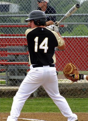 Image: JV Gladiator, Kyle Fortenberry, has never seen a pitch he can’t hit.