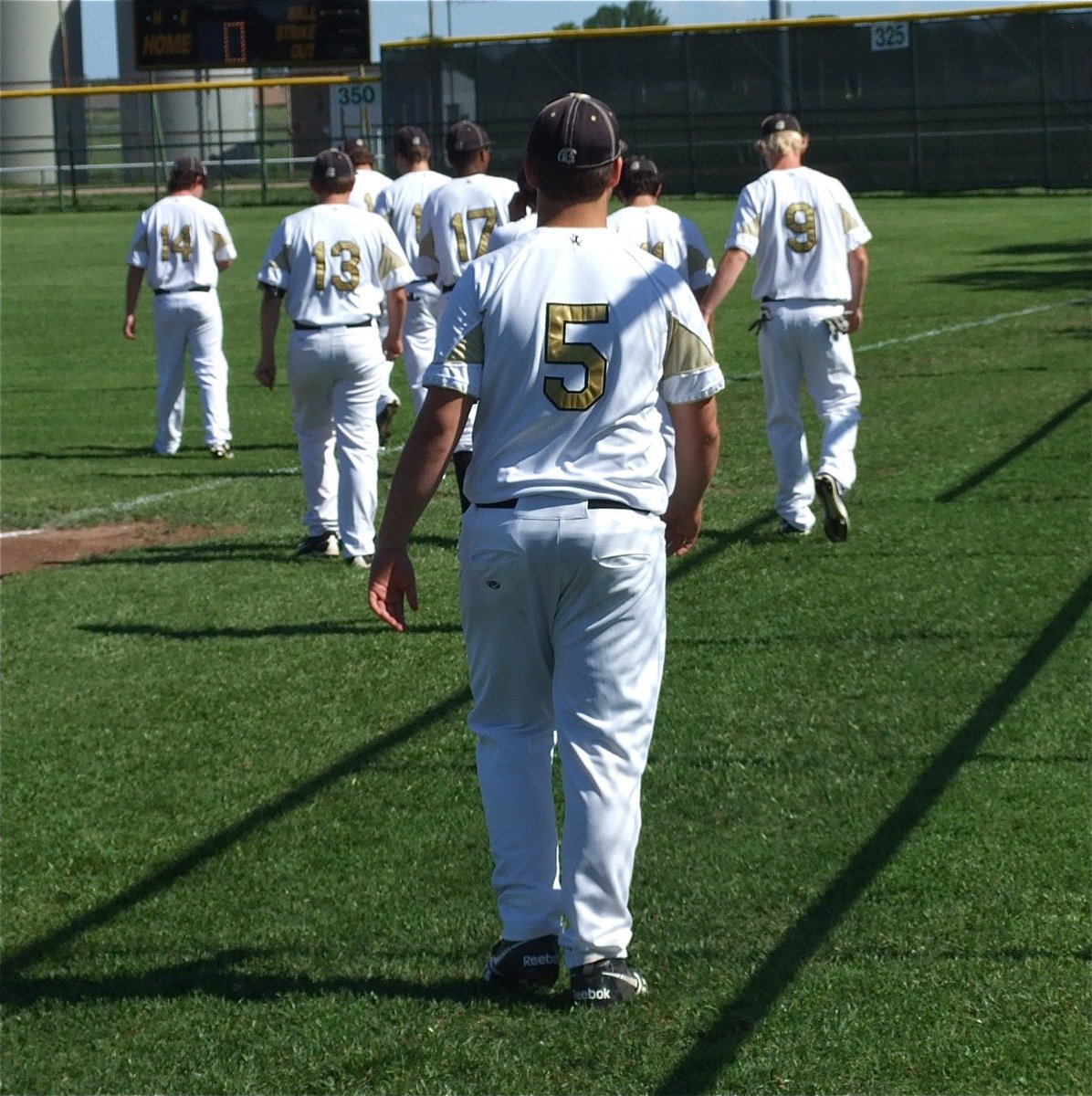 Image: The JV Gladiators go into battle.