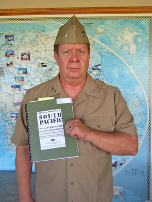 Image: Gary Clark play the role of Captain Brackett.