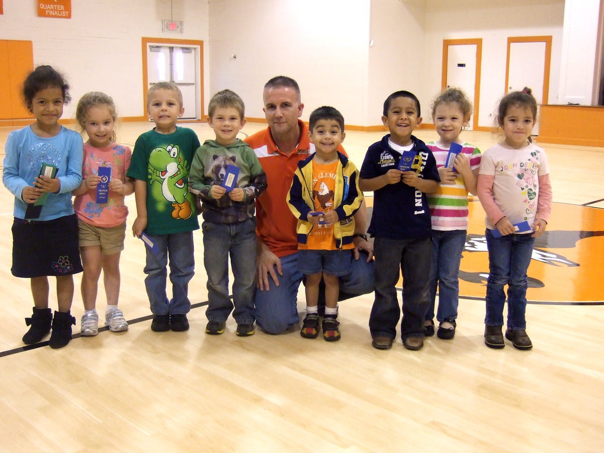Image: PreK-3 award winners.