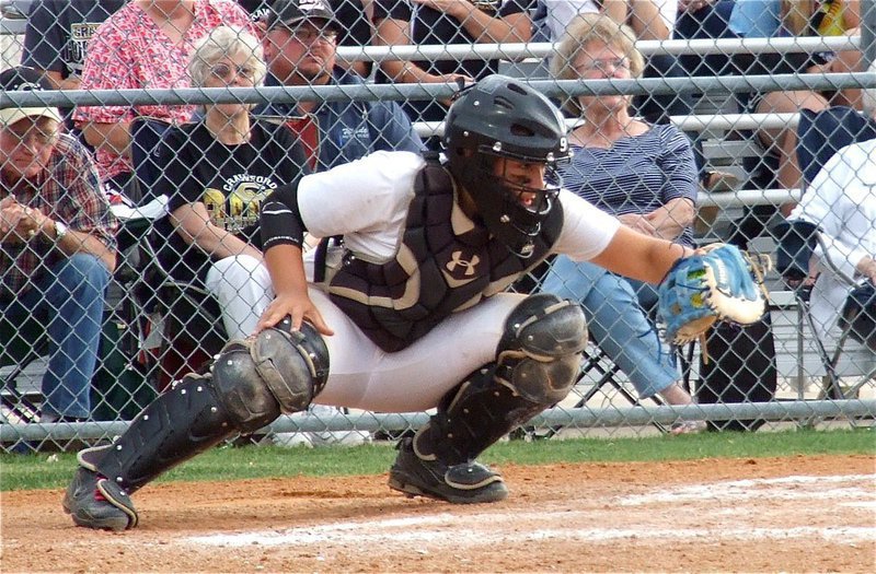Image: Alyssa Richards(9) athletically secures a strike for the Lady Gladiators.