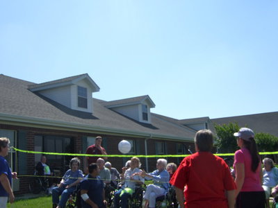 Image: Who is going to get the ball over?