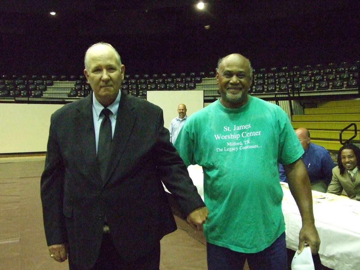 Image: Gladiator Fans of the Year, Richard Cook and Billy Ray Turner.