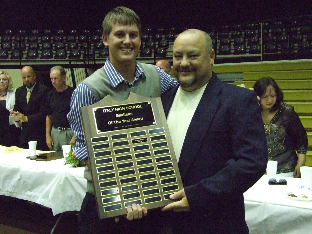 Image: Jase Holden and Kaytlyn Bales received Gladiator and Lady Gladiator of the Year.