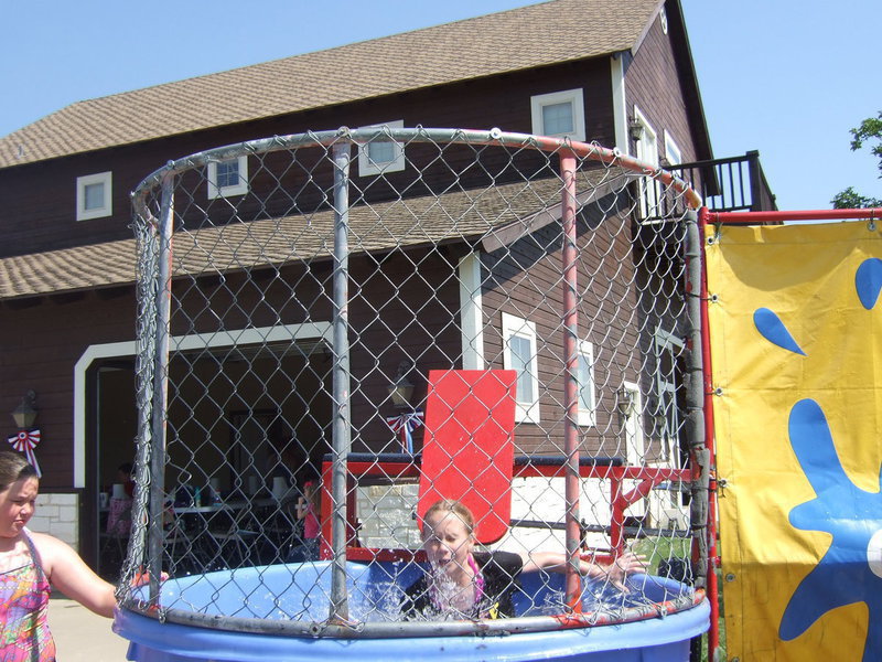 Image: There she went down into the water.