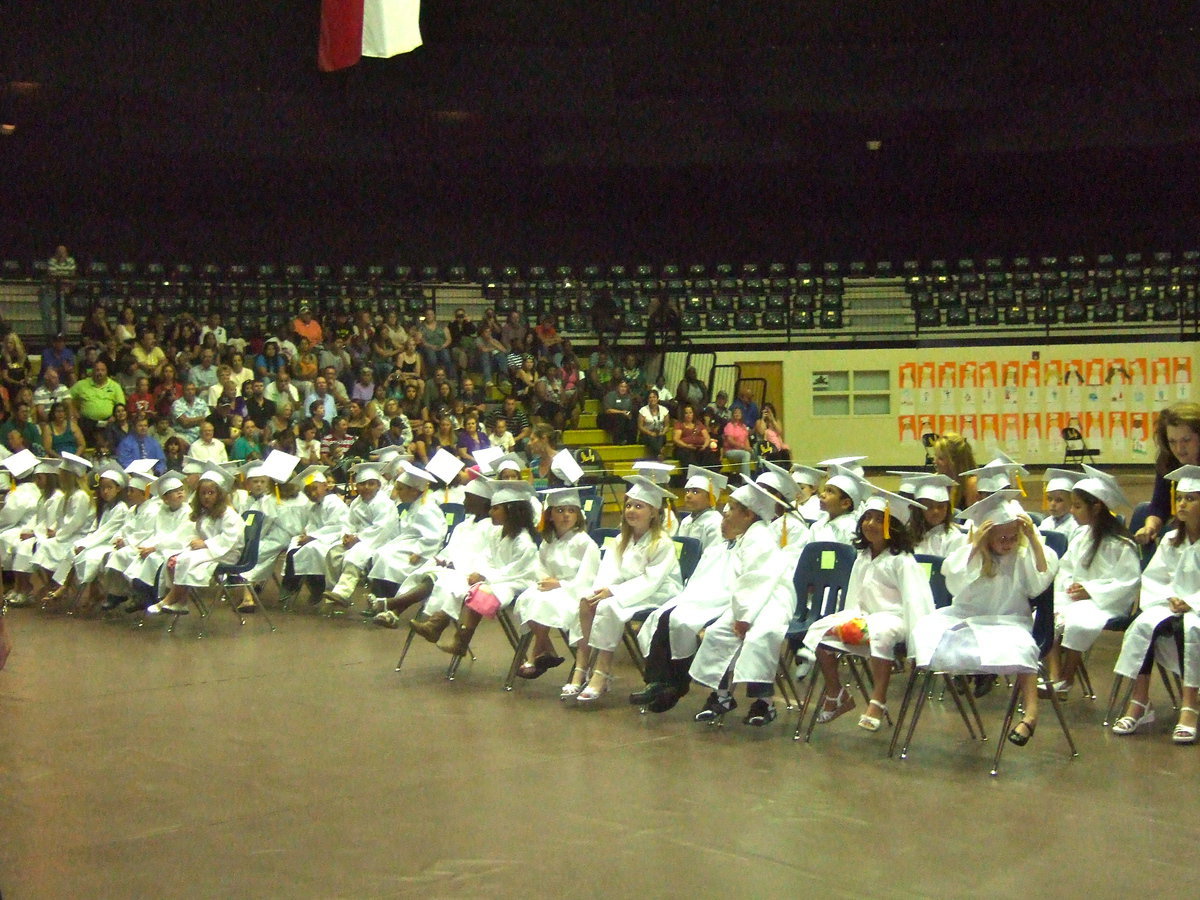 Image: Here are all forty-three kindergartners soon to be first graders.