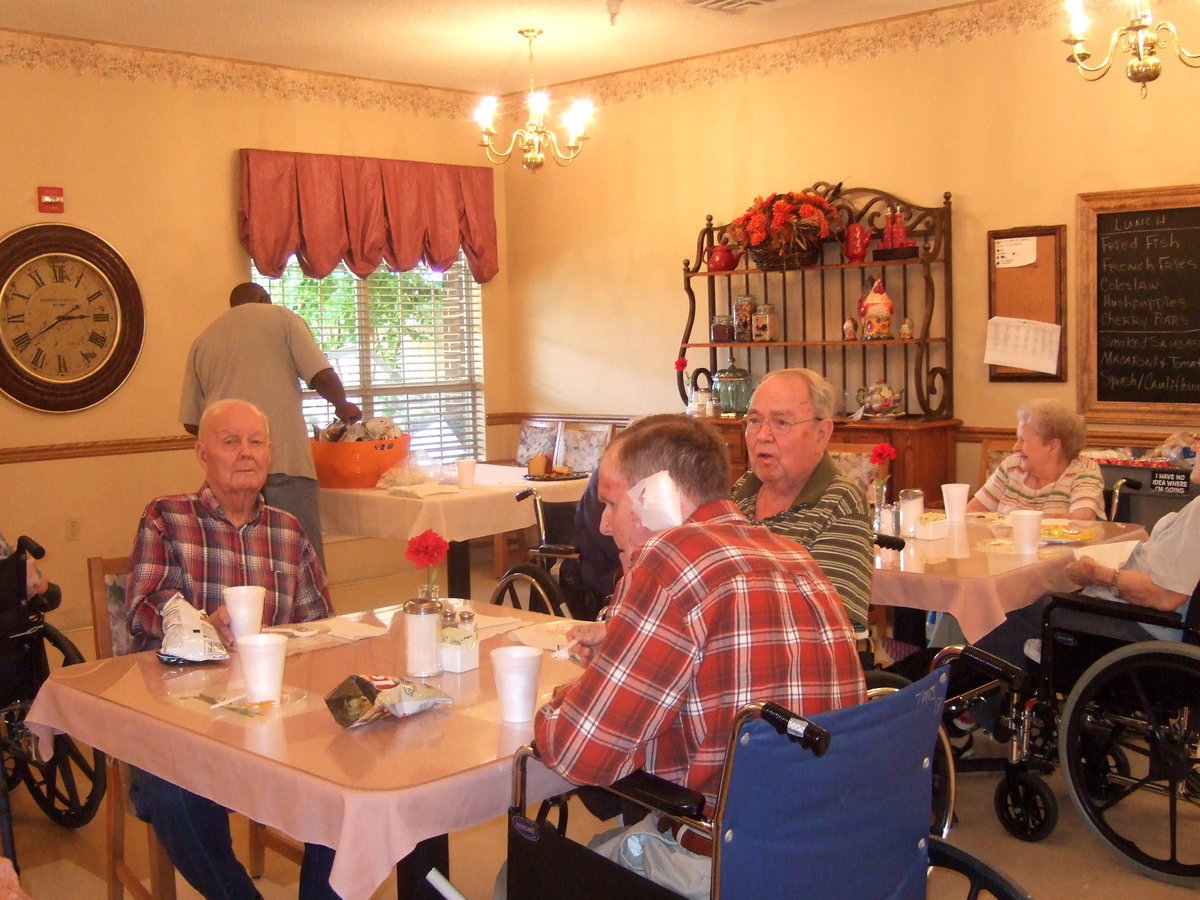 Image: Sid Reeves is celebrating the May birthdays with the residents.
