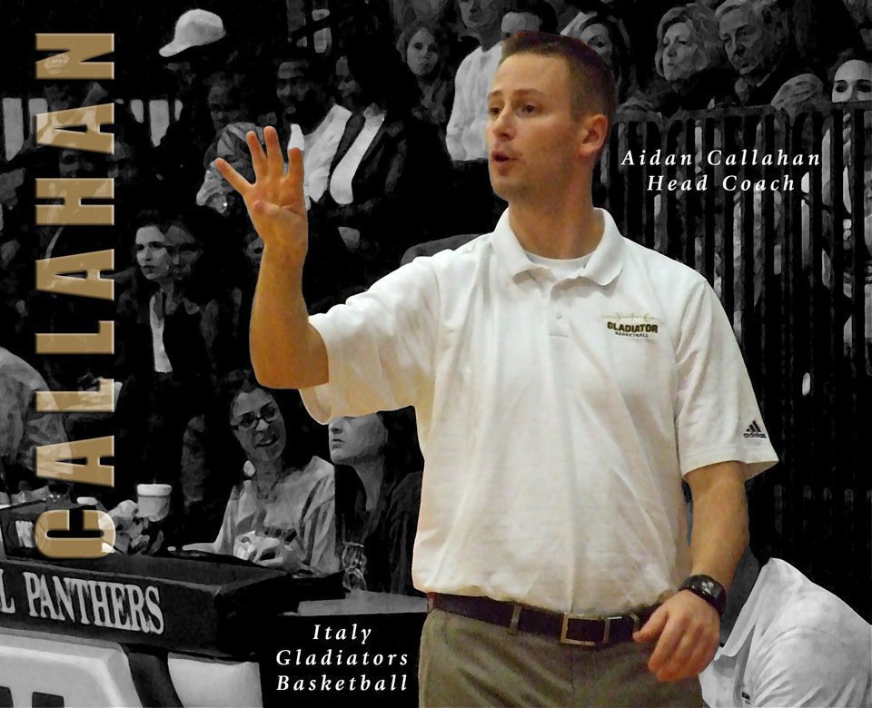 Image: “Coach Cal,” leads the Italy Gladiators to a district win over Maypearl during the 2010-2011 season. Italy finished with an  27-8 overall record and one game shy of the state tournament in Austin.