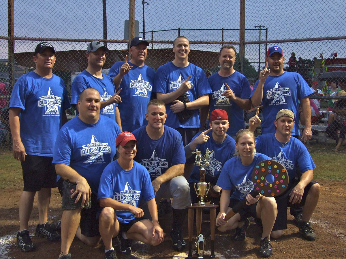 Image: Winners of the first game, The Guns.