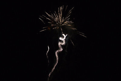 Image: Fireworks were exploding after the games.