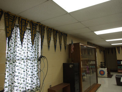 Image: Some of the pennants found dated back to the 60’s.