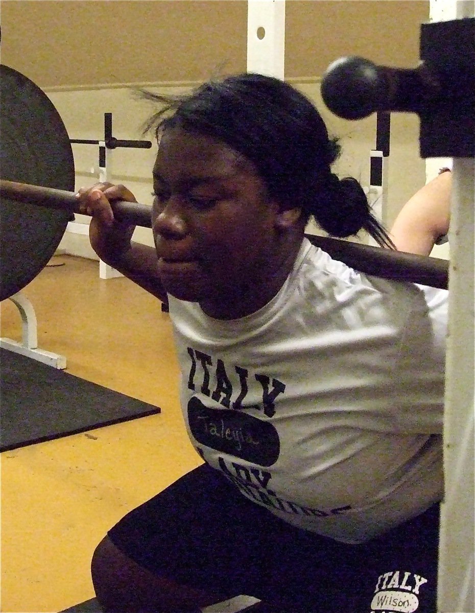 Image: Freshman Taleyia Wilson is determined to carry on the family name.