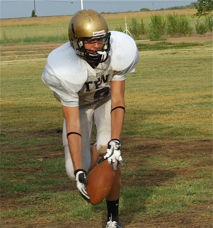 Image: Cole Hopkins(9) makes another sideline snag.