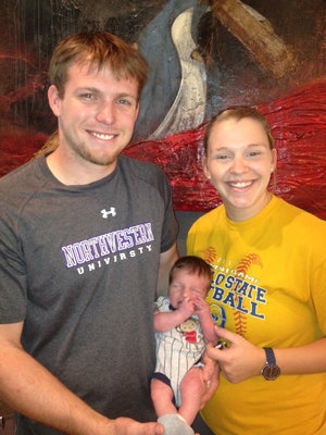 Image: Happy family, Drew, Neziah and Sarah live in San Angelo.