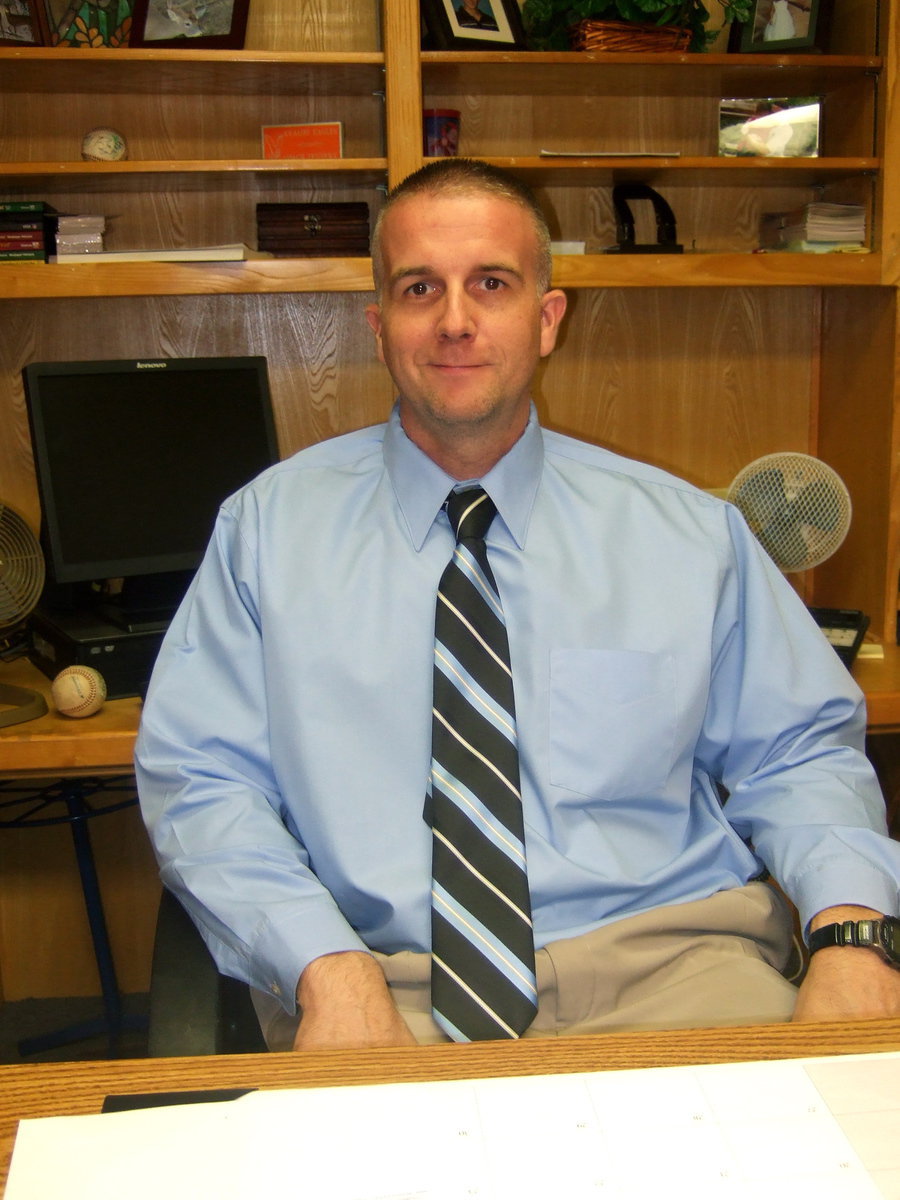 Image: Mr. Tennery has high expectations for the elementary school this year.