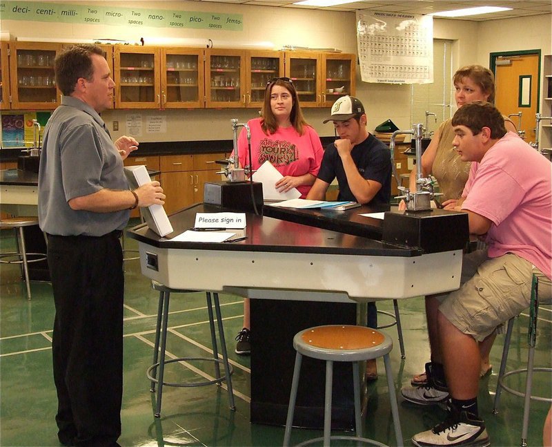 Image: Guests met the teachers and received course curriculum and insight regarding the 2012-2013 school year.