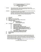 Image: Called Meeting Agenda-August 27, 2012