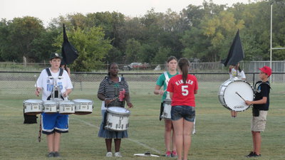 Image: Percussion keeps the beat