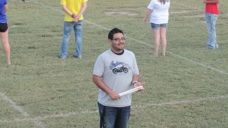 Image: Perez addresses the parents