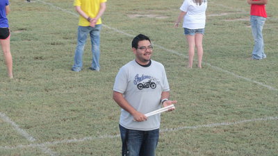 Image: Perez addresses the parents