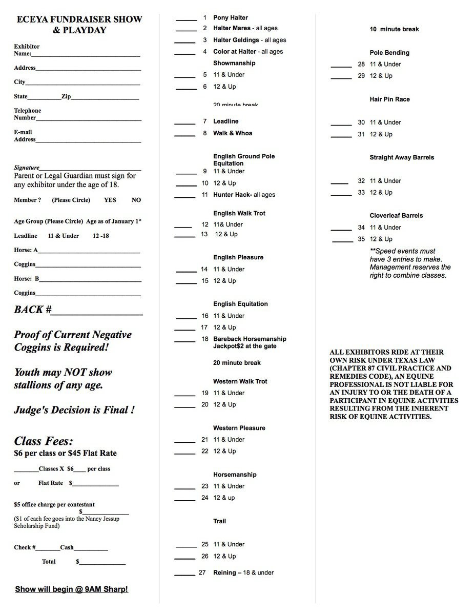 Image: Entry Form