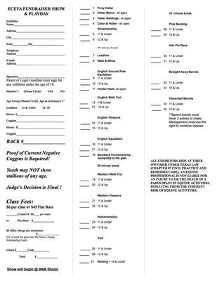 Image: Entry Form