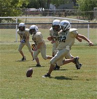 Image: Jonathan Salas(82) kicks off to Mildred.