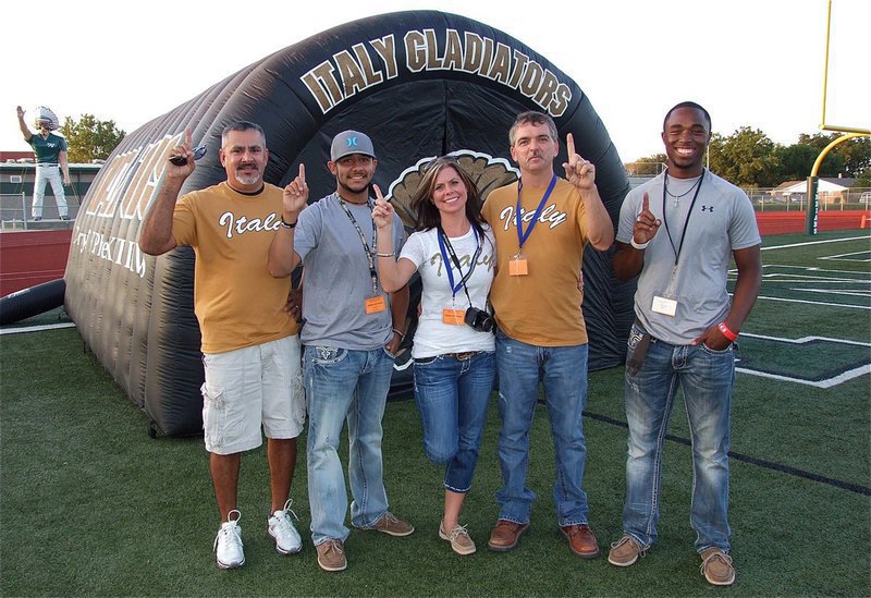 Image: The Italy Tunnel Crew: Mark Jacinto, Michael Martinez, Darla Wood, Gary Wood and Jasenio Anderson.