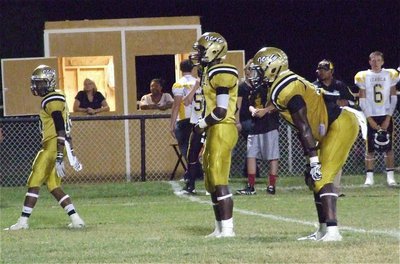 Image: The Gold Rush is on: Eric Carson(12), Marvin Cox(12), Ryheem Walker(10), along with Chase Hamilton and Shad Newman, combine for 400 rushing yards against Itasca on 36 attempts.