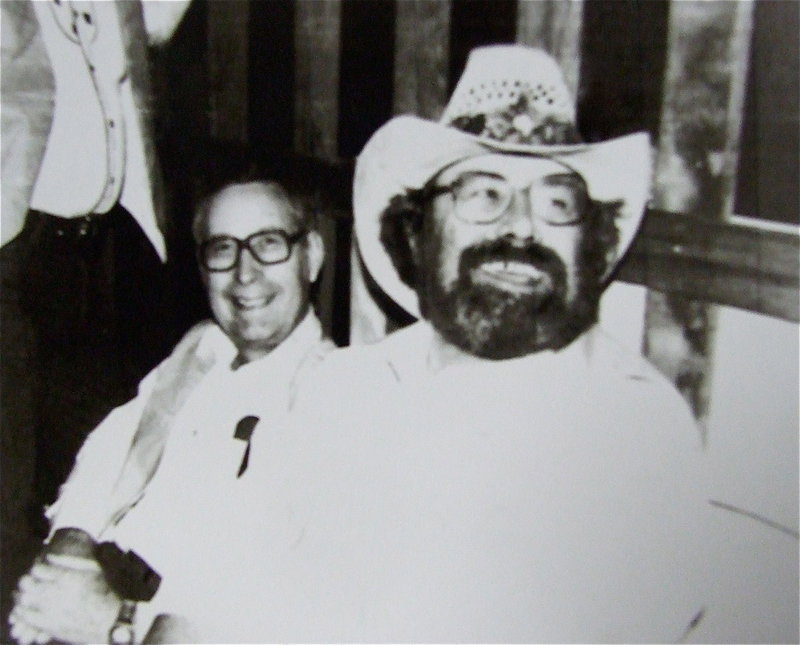 Image: Joe Bradley and Sammy Wolaver relax between sets.