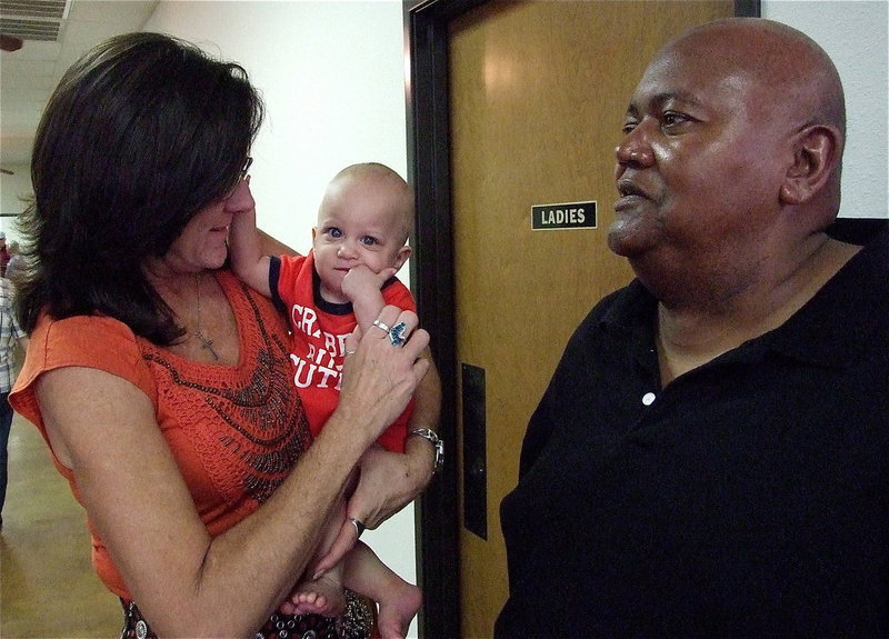 Image: Terri Murdock, Mini Mayor Easton and Mayor Frank Jackson.