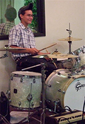 Image: Drummer Damien Fira does an excellent job filling in for David Daniels.