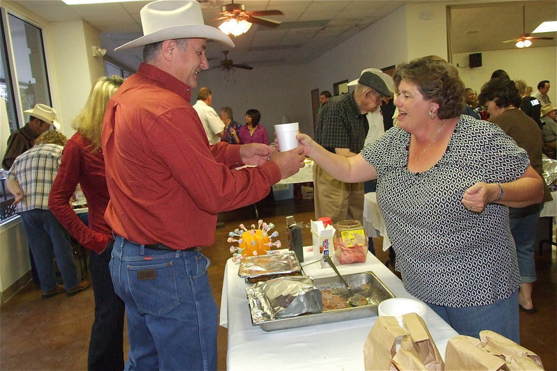 Image: Guests are giving the royal treatment during the grand opening of the Italy Community Center.