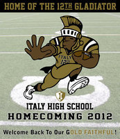 Image: Italy’s Homecoming Game will be Friday, October 19, starting @ 7:30 pm
against Malakoff Cross Roads.