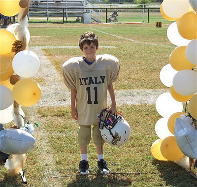 Image: IYAA Homecoming 2012!!!! Just another day at the office for B-Team Gladiator, Dustyn Rose(11).