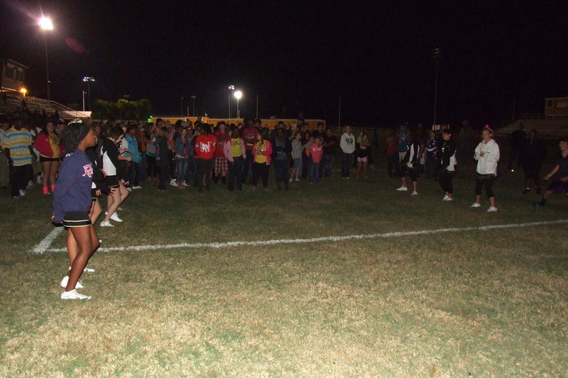 Image: The IHS cheerleaders entertain fans.