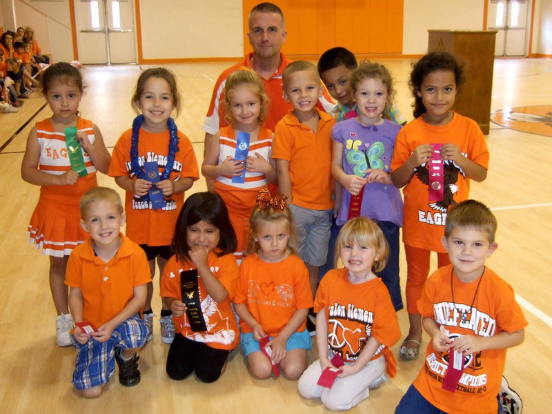 Image: Mr. Tennery is proud of these award winners!