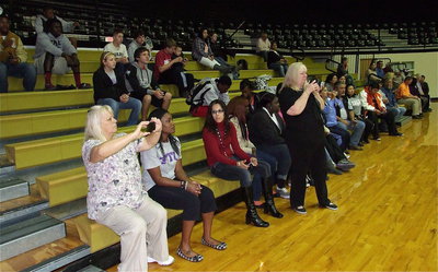 Image: Fans, family and fellow seniors pack the Italy Coliseum dome to show their support for Alyssa Richards as she reaches a major goal in her softball career.