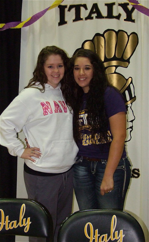 Image: Lady Gladiator teammate Paige Westbrook is proud of her catcher, Alyssa Richards, for committing to Tennessee Tech University to play softball.